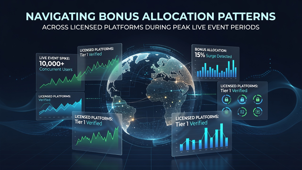 Licensed betting platforms displaying dynamic bonus structures during high-traffic live sports events