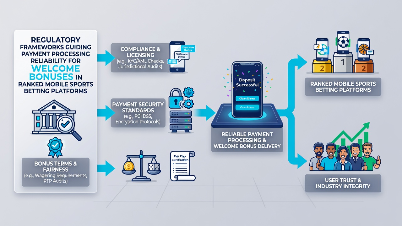 Mobile interface displaying secure payment confirmation for a welcome bonus in a regulated sportsbook app