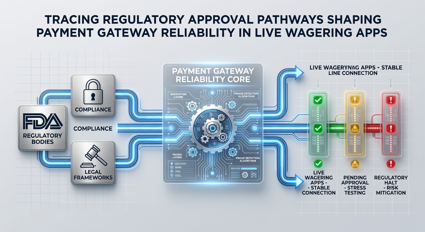 Secure payment transaction flow diagram illustrating encrypted data paths between live wagering app and certified gateway servers